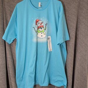 NEW! Plus Size 3 X Disney Monsters Inc Mike Snowman T